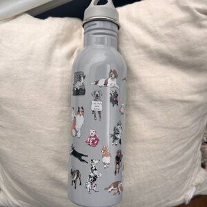 Vera Bradley twist top water tumbler, dog print. Never used.